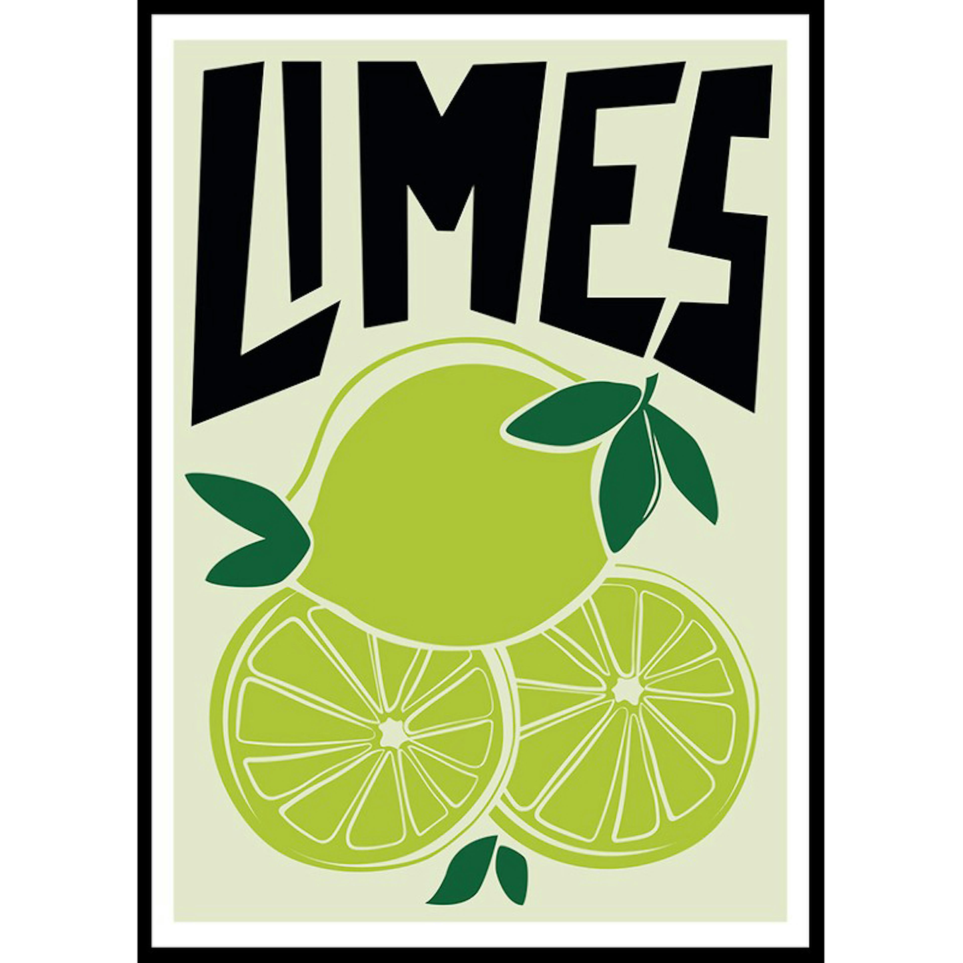 Poster Gallerix Limes Vintage Retro
