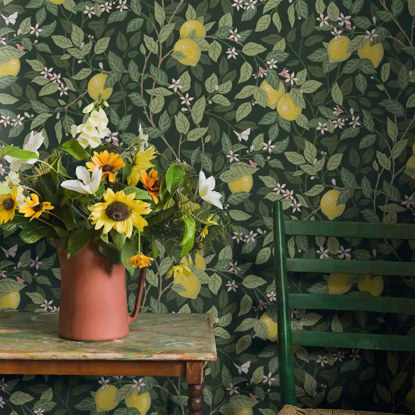 Tapet Boråstapeter Citronträd 5701