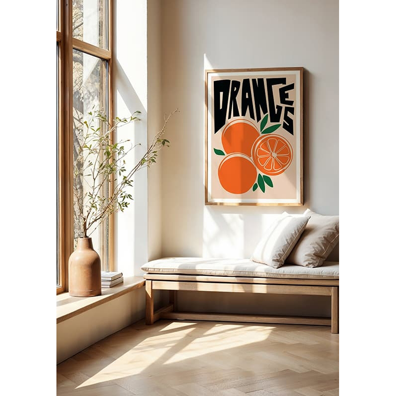 Poster Gallerix Oranges Vintage Retro