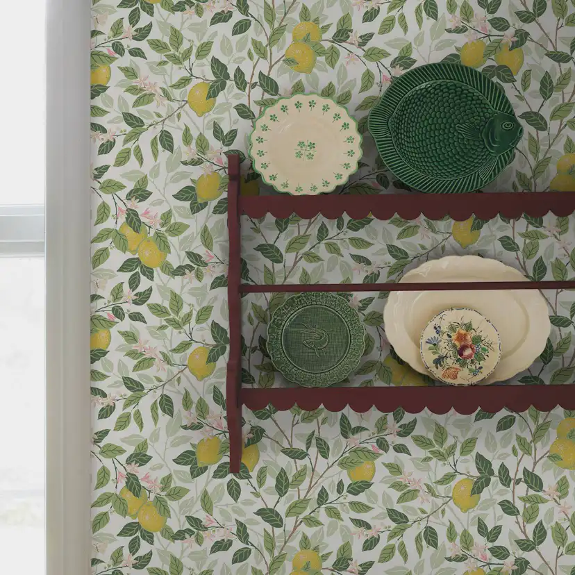 Tapet Boråstapeter Citronträd 5702