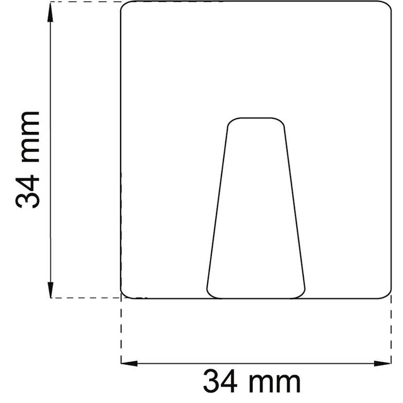 Krok Habo 1620 Vit Självhäftande