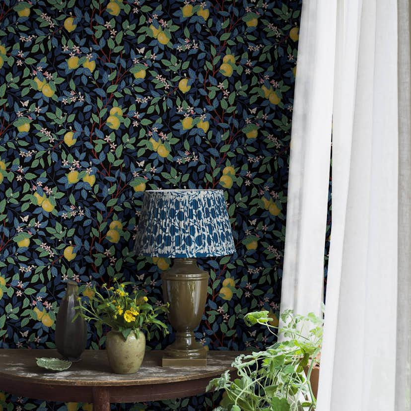 Tapet Boråstapeter Citronträd 5703