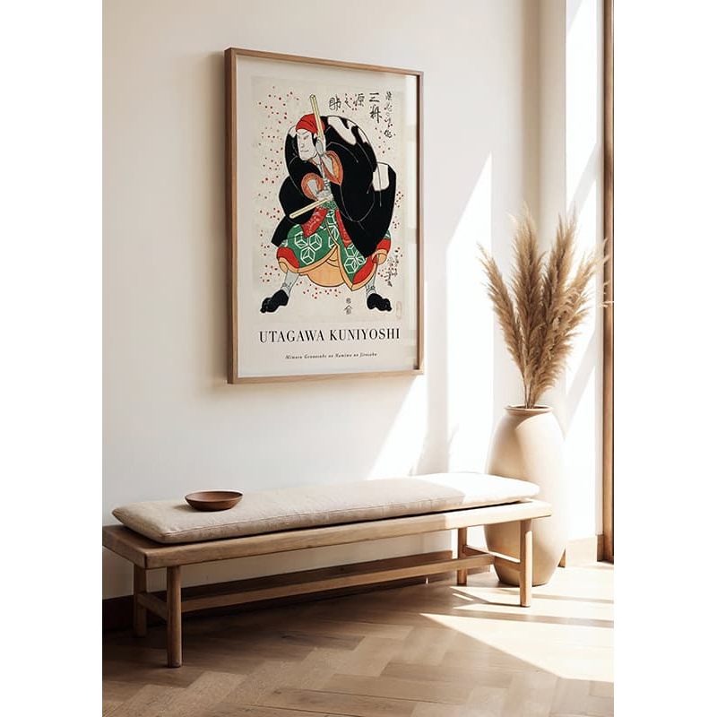 Poster Gallerix Mimasu Gennosuke No Namiwa No Jirosaku By Utagawa Kuniyoshi