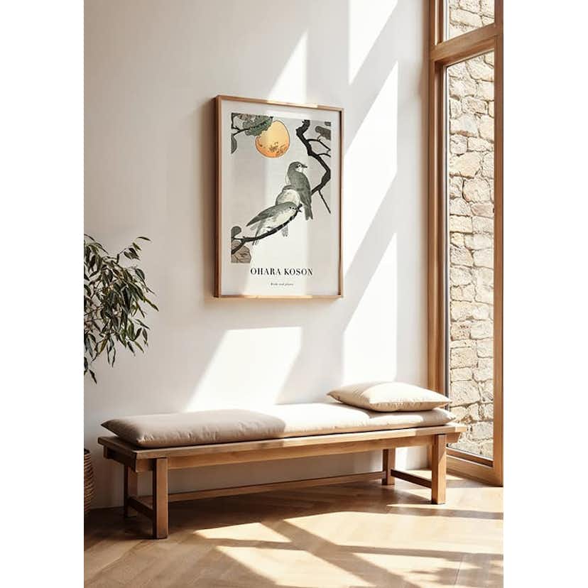 Poster Gallerix Birds And Plants No1 By Ohara Koson