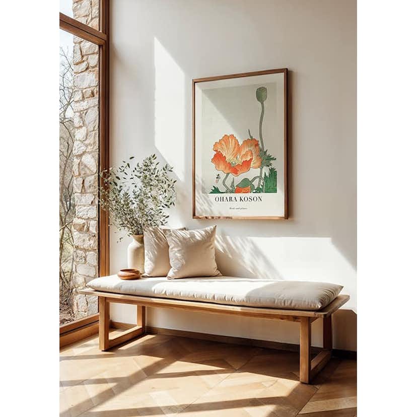 Poster Gallerix Birds And Plants No3 By Ohara Koson