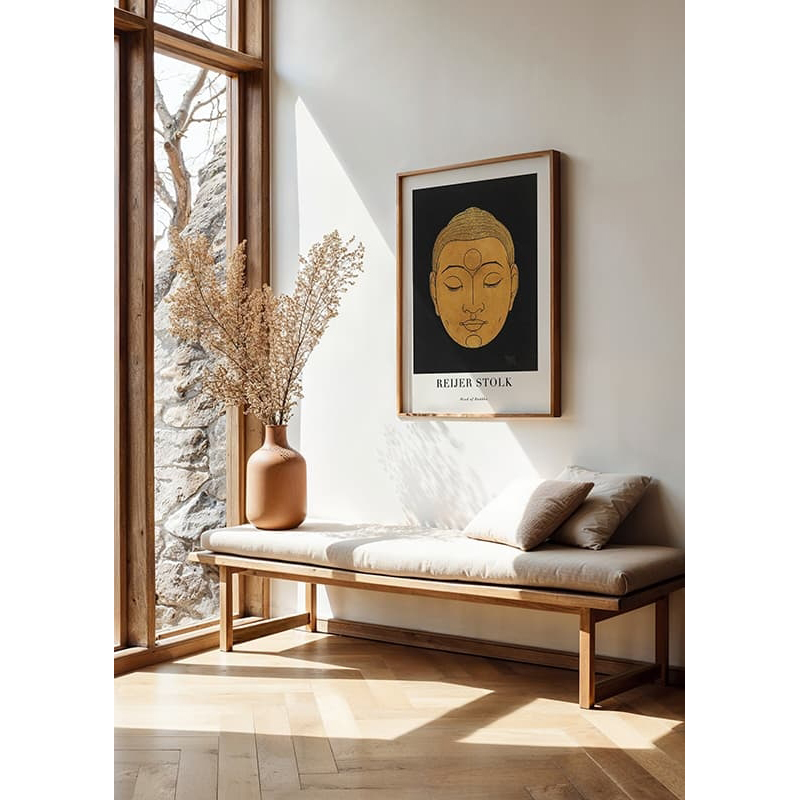 Poster Gallerix Head Of Buddha By Reijer Stolk