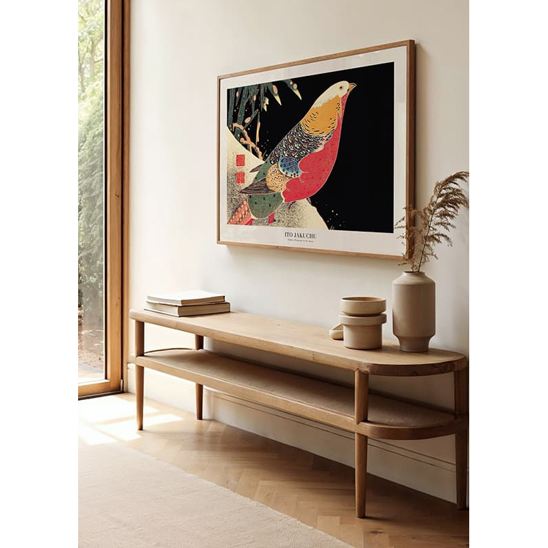 Poster Gallerix Golden Pheasant In The Snow By Ito Jakuchu