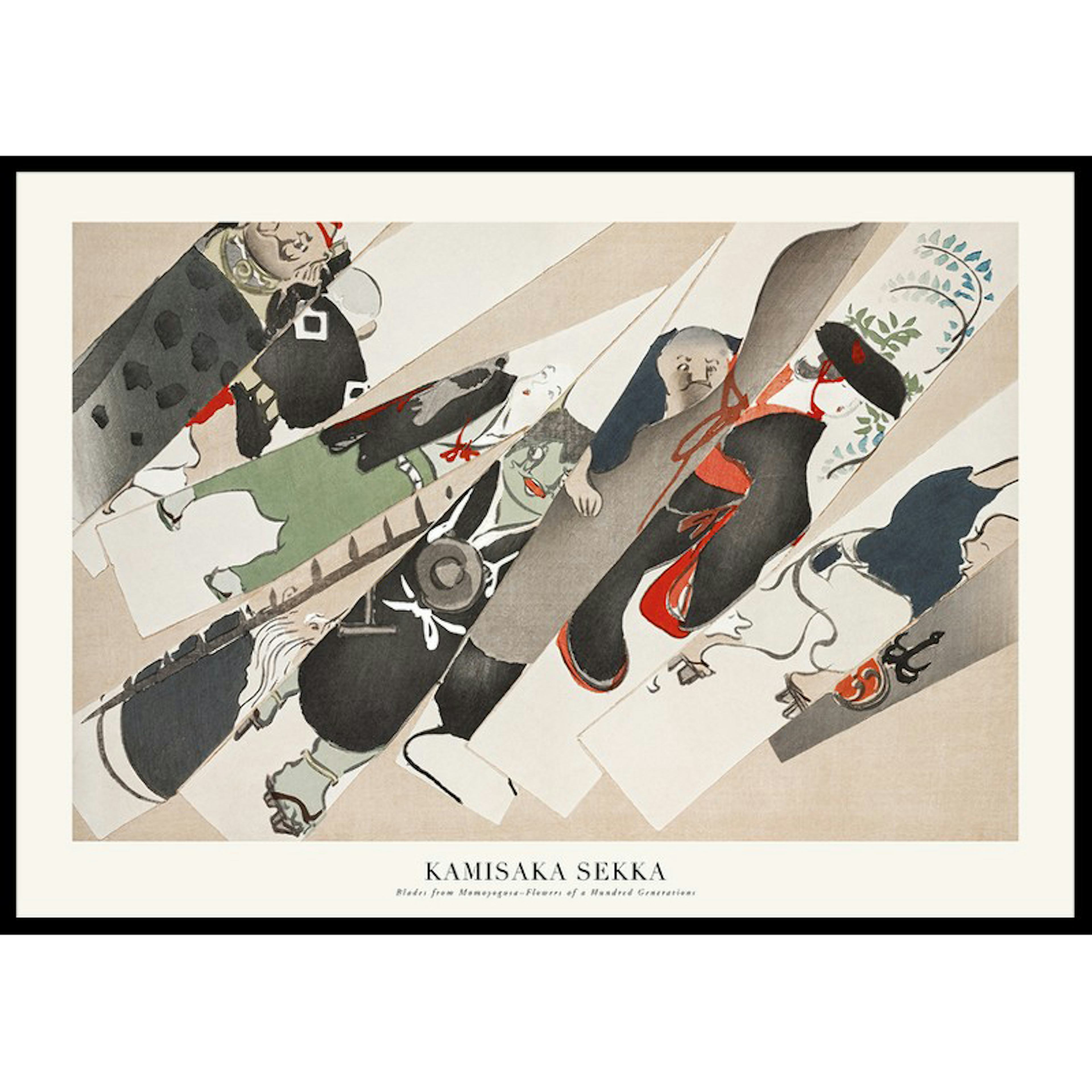 Poster Gallerix Blades From Momoyogusa–Flowers Of A Hundred Generations By Kamisaka Sekka