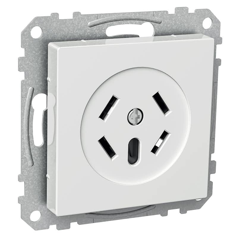 Rikstelefonuttag Schneider Electric Exxact