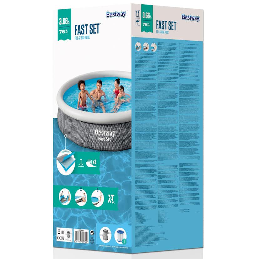 Pool Bestway Fast Set Ø3,66 m