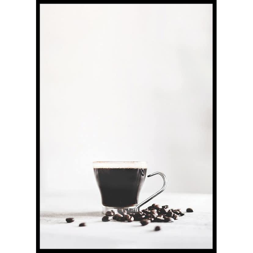 Poster Gallerix Coffee In Glass