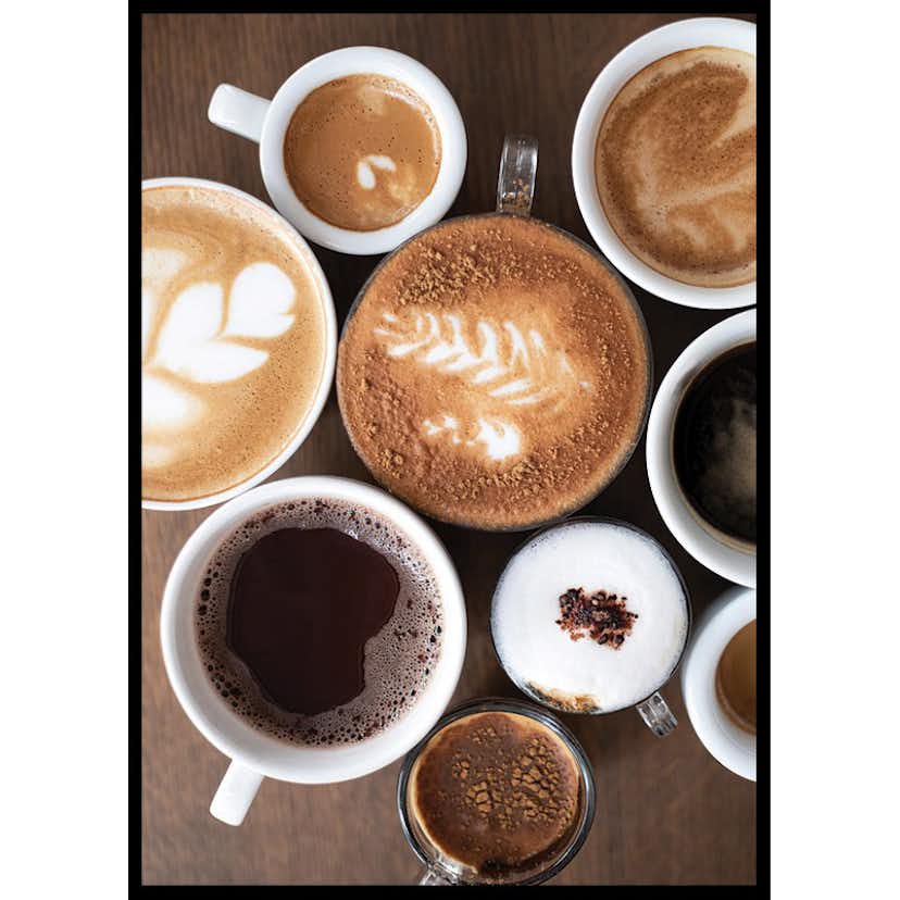 Poster Gallerix All Kinds Of Coffee