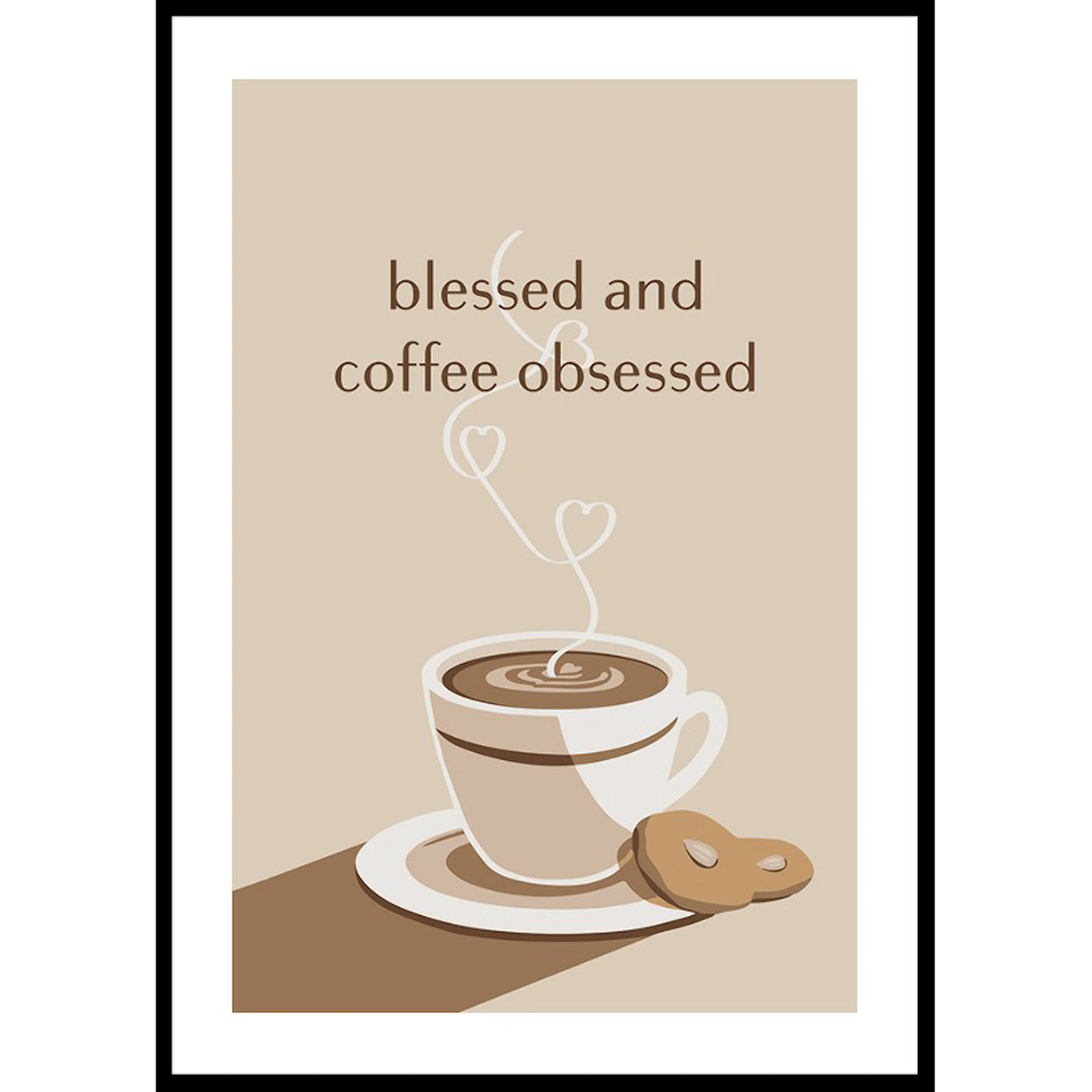 Poster Gallerix Coffee Obsessed