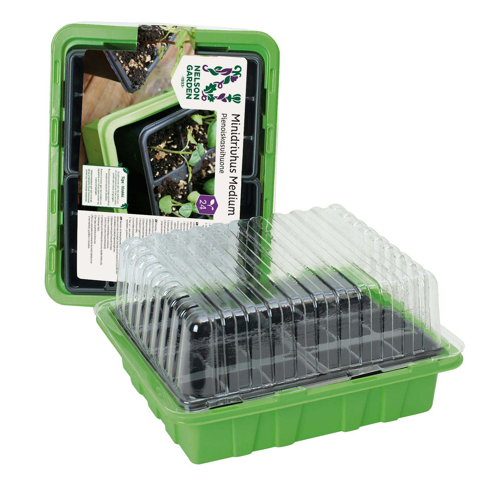 Minidrivhus Nelson Garden 4 Krukinsatser