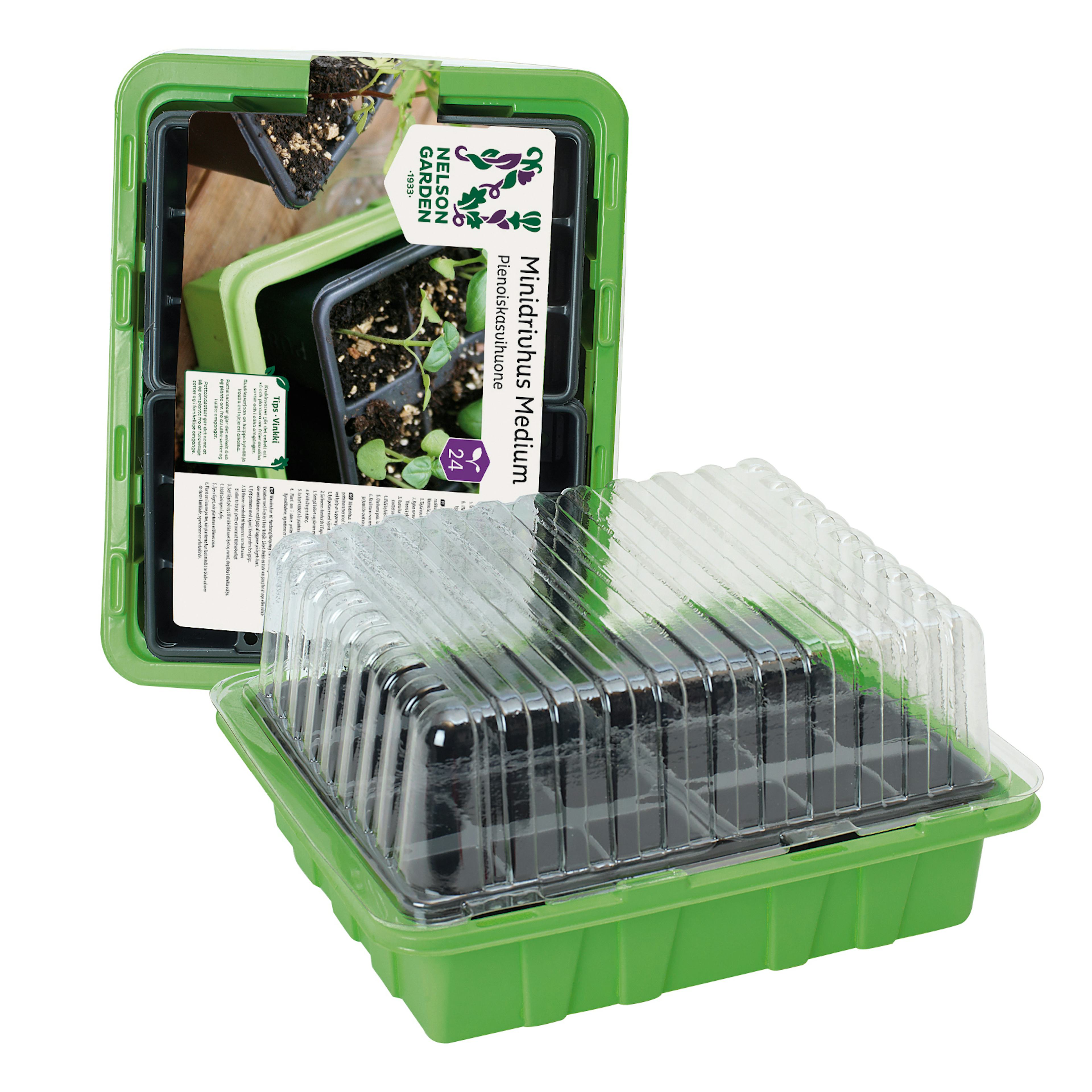 Minidrivhus Nelson Garden 4 Krukinsatser