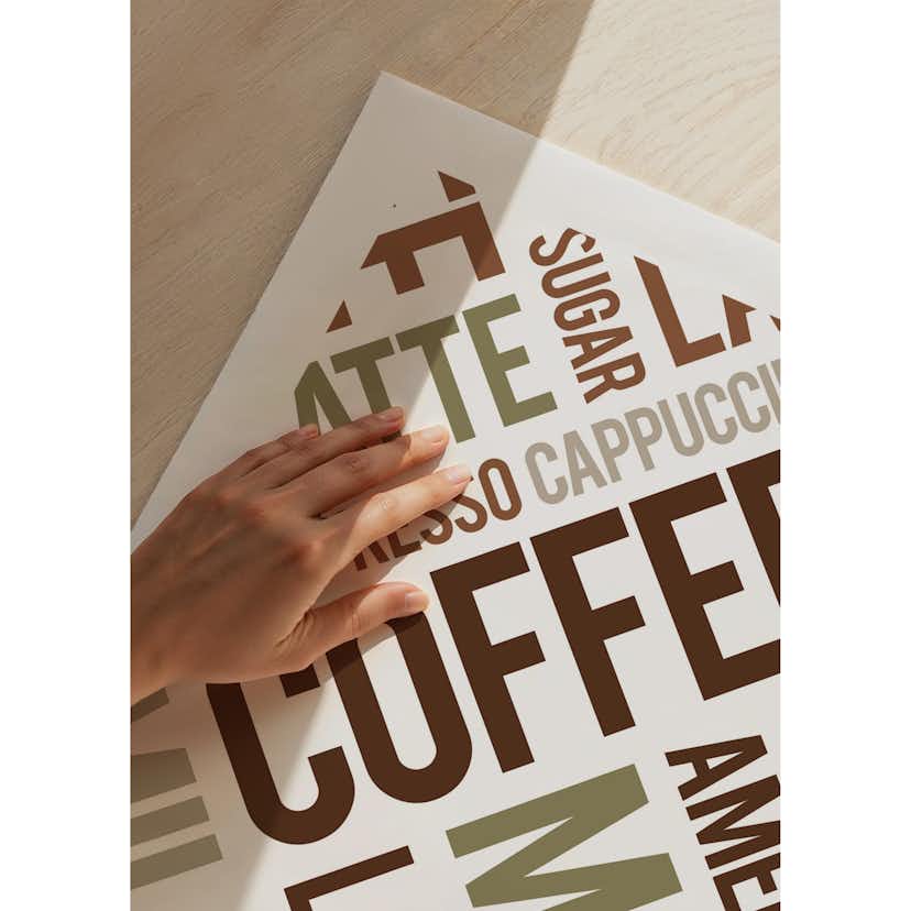 Poster Gallerix Coffee Typography