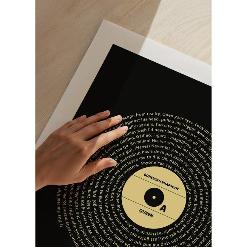 Poster Gallerix Bohemian Rhapsody Vinyl By Queen