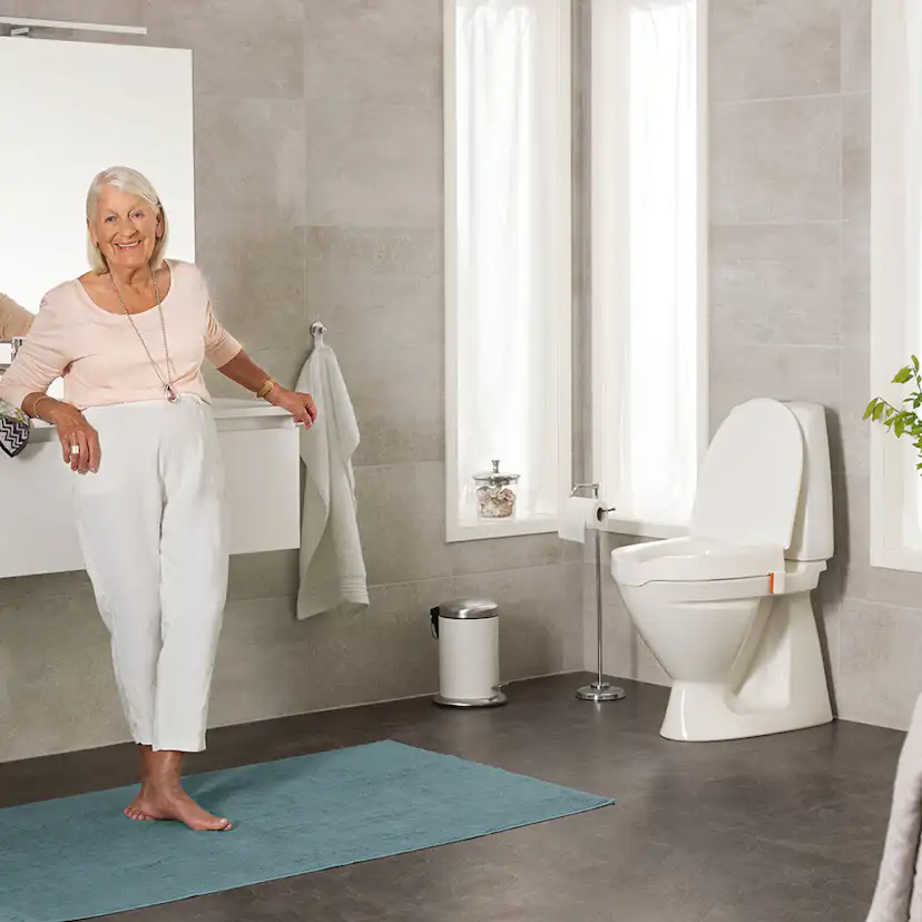 Toalettförhöjare Etac My-Loo Med Kantstopp & Lock