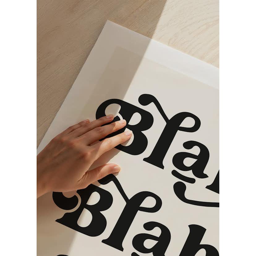 Poster Gallerix Blah Blah Blah