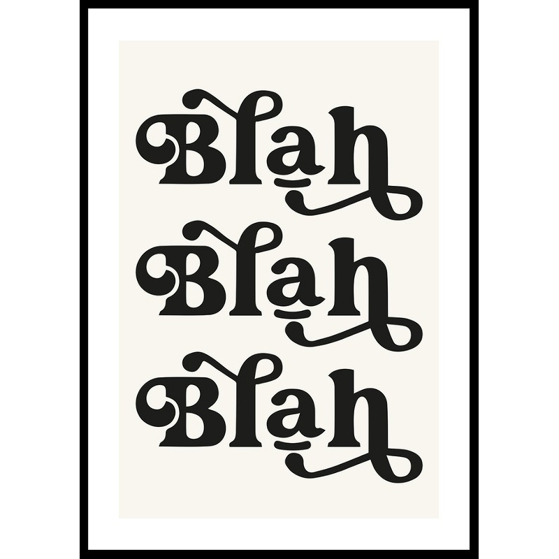 Poster Gallerix Blah Blah Blah