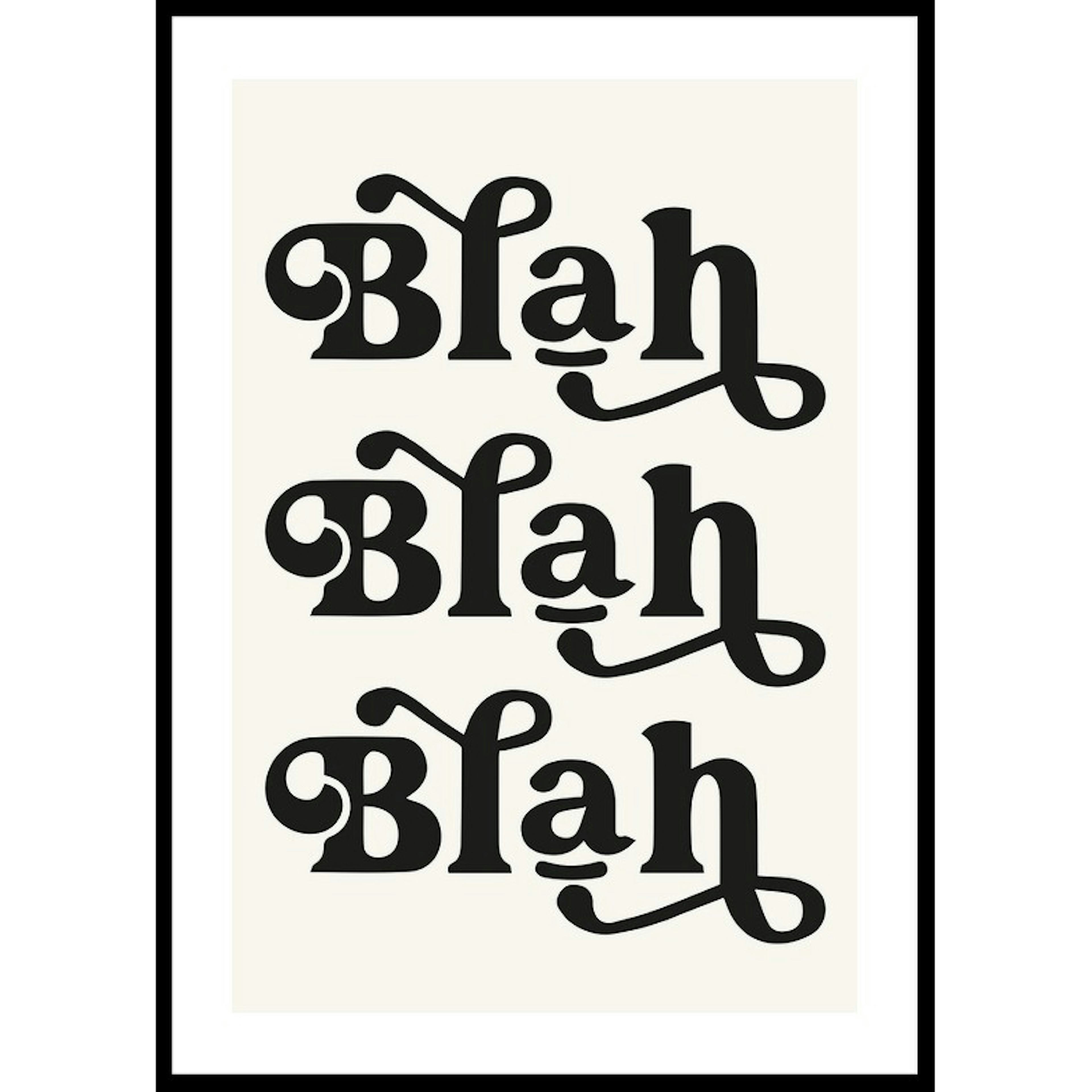 Poster Gallerix Blah Blah Blah