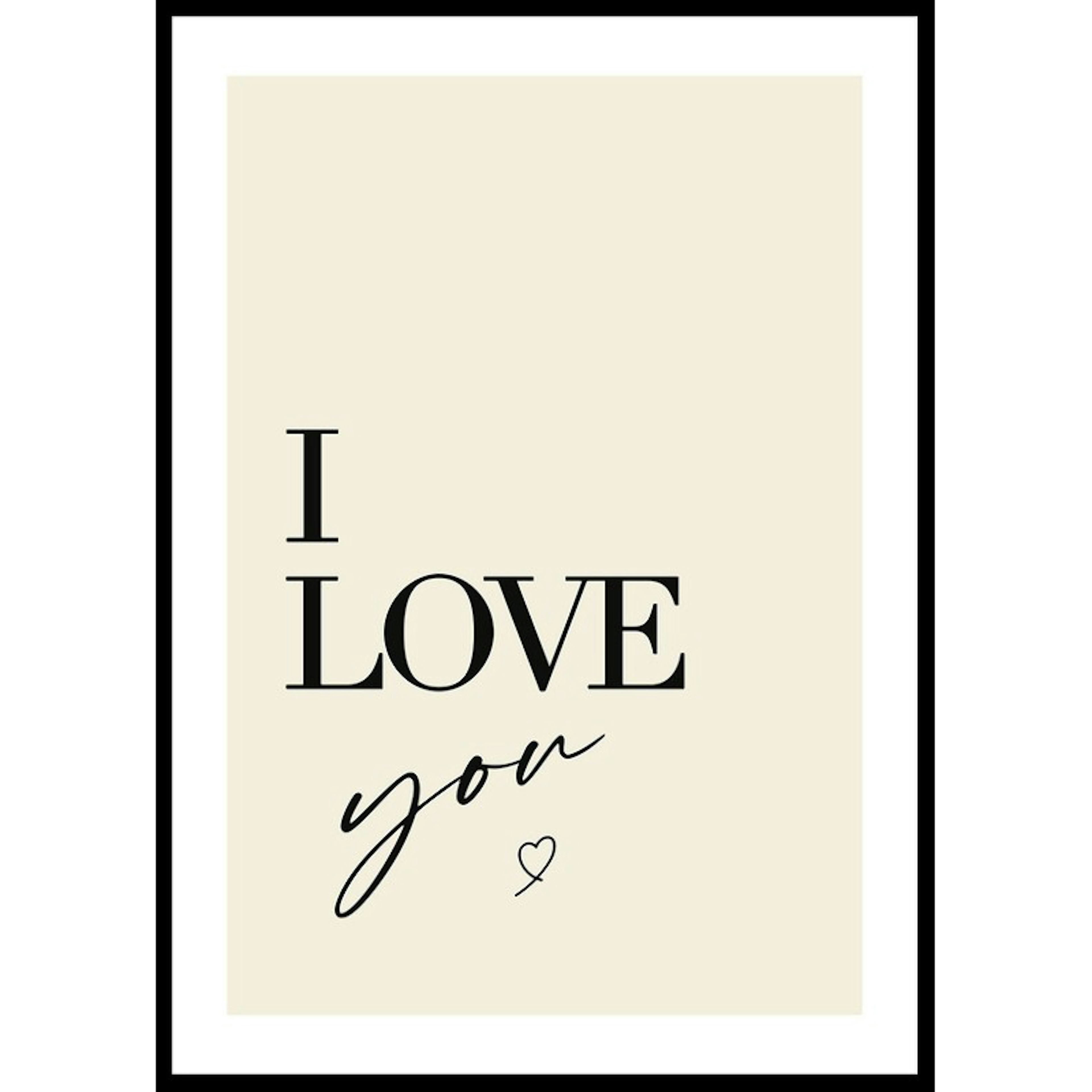 Poster Gallerix I Love You