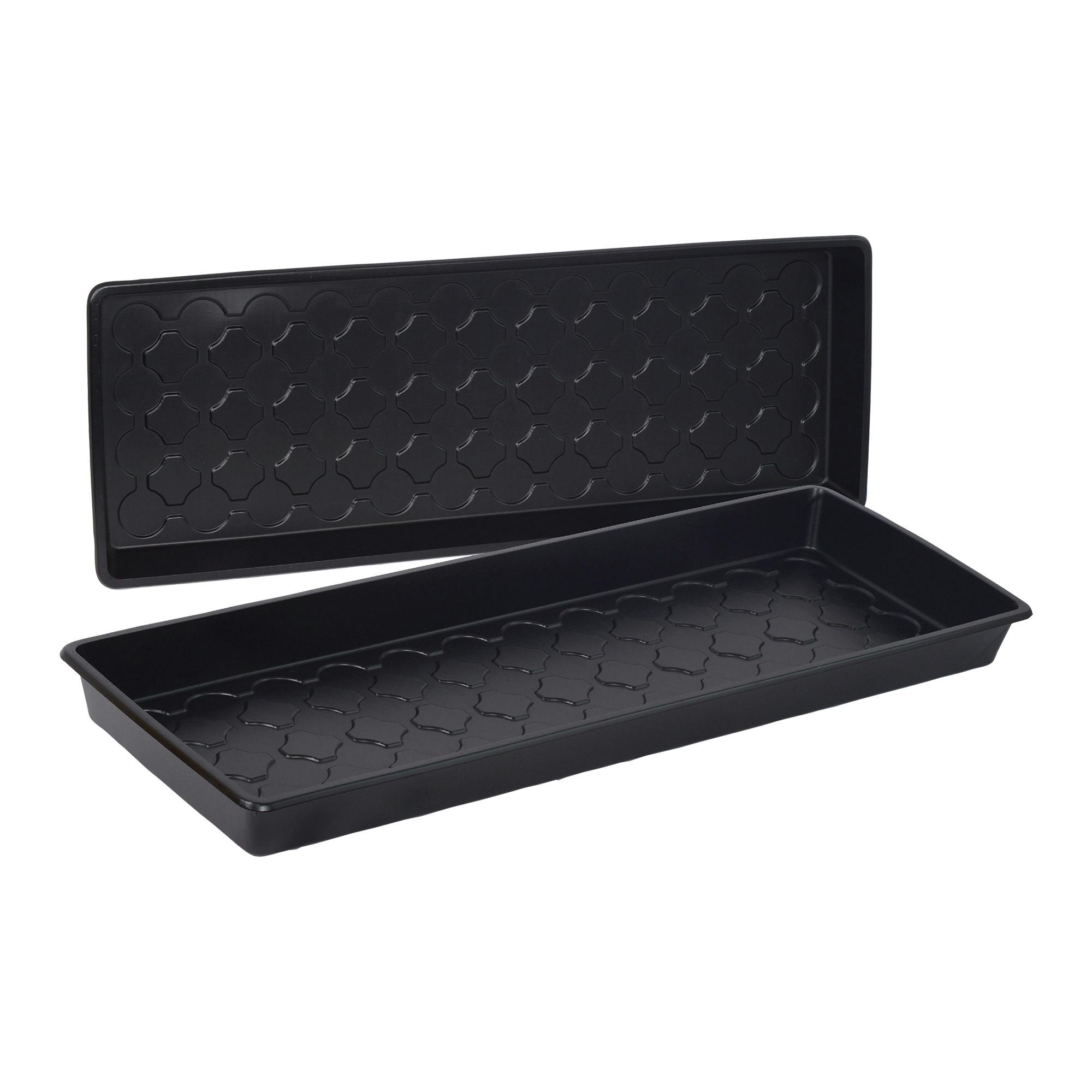 Odlingstråg Nelson Garden Svart för Förodling & Plantering 26x67 cm