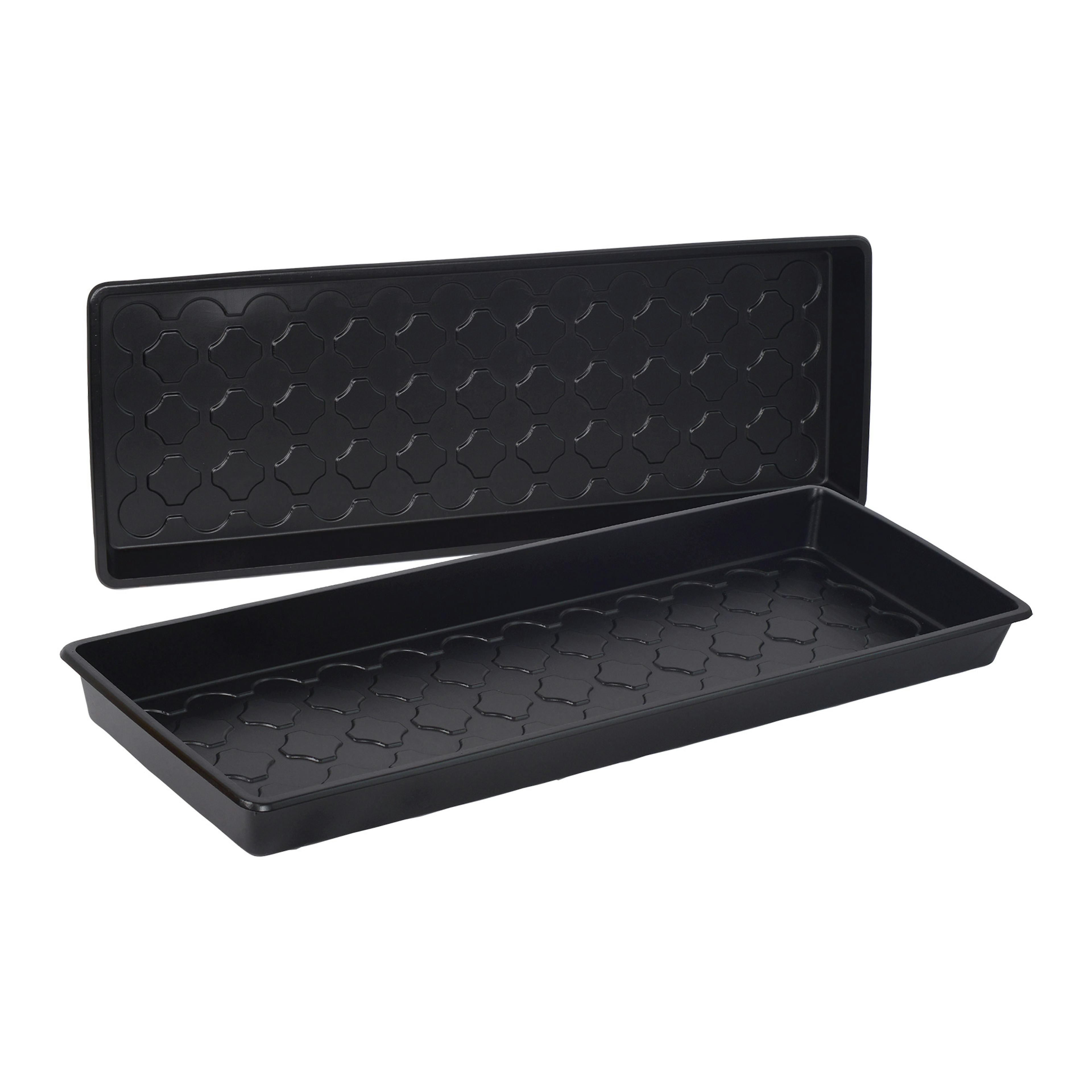 Odlingstråg Nelson Garden Svart för Förodling & Plantering 26x67 cm