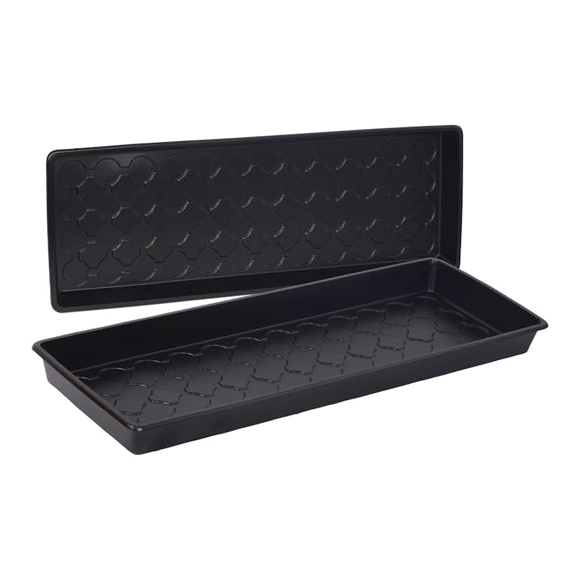 Odlingstråg Nelson Garden Svart för Förodling & Plantering 26x67 cm