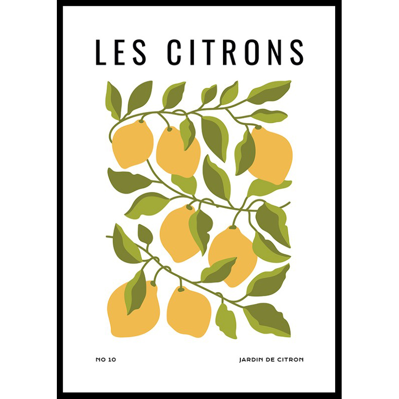 Poster Gallerix Les Citrons