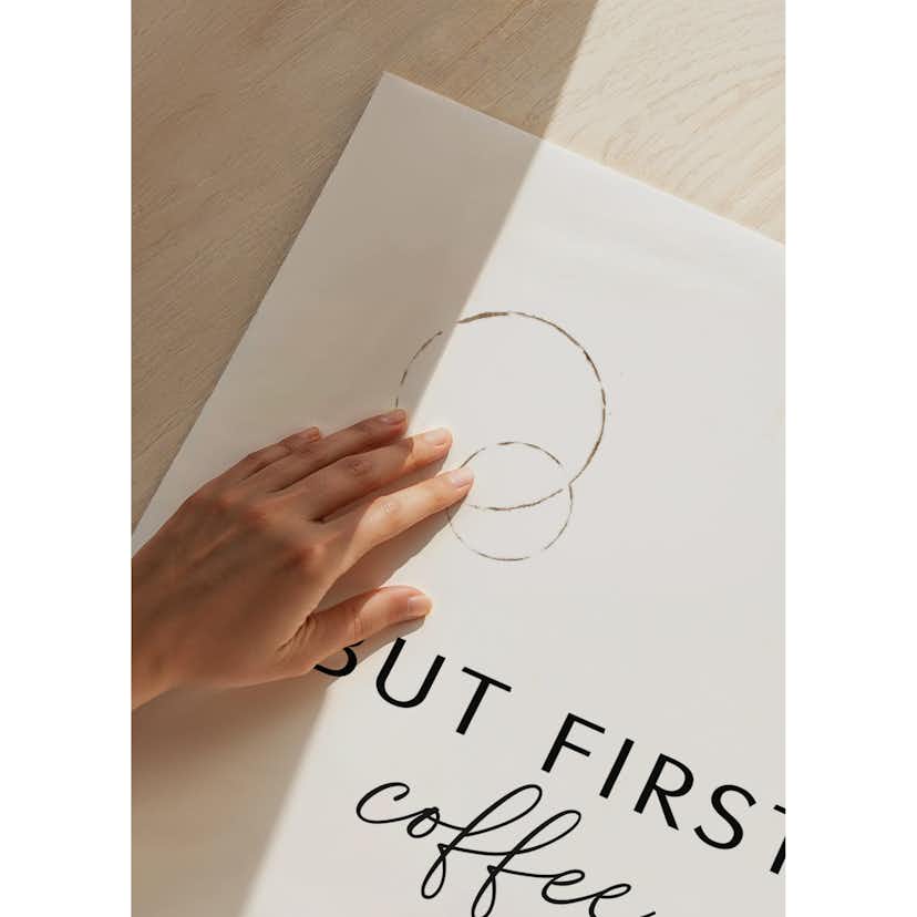 Poster Gallerix But First Coffee No3