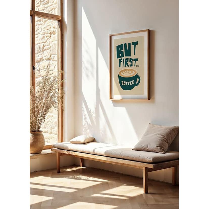 Poster Gallerix But Firsta Coffee No4