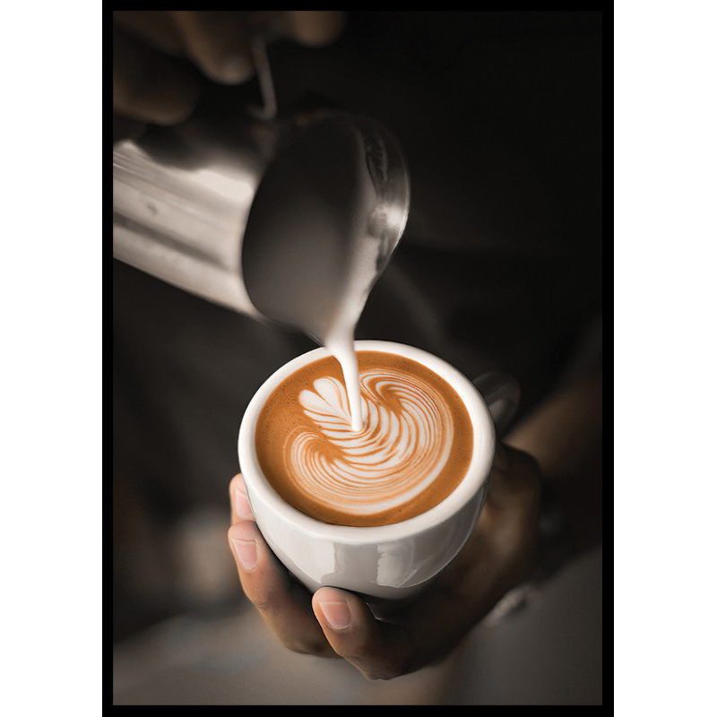 Poster Gallerix Caffe Latte Coffee No2