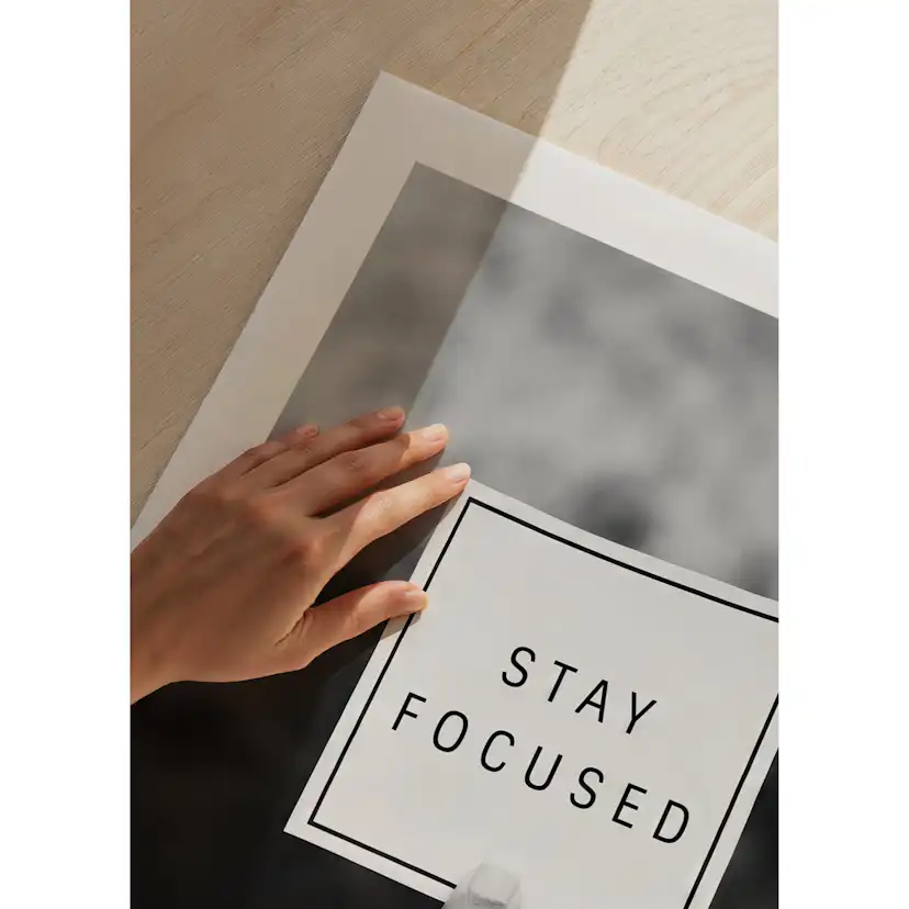 Poster Gallerix Stay Focused Note