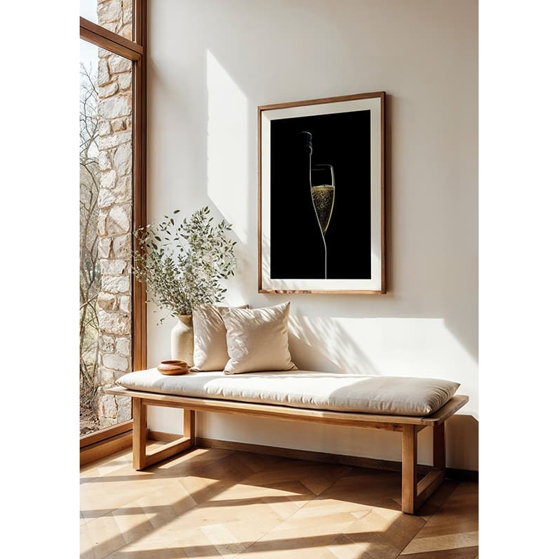 Poster Gallerix Champagne And Bottle