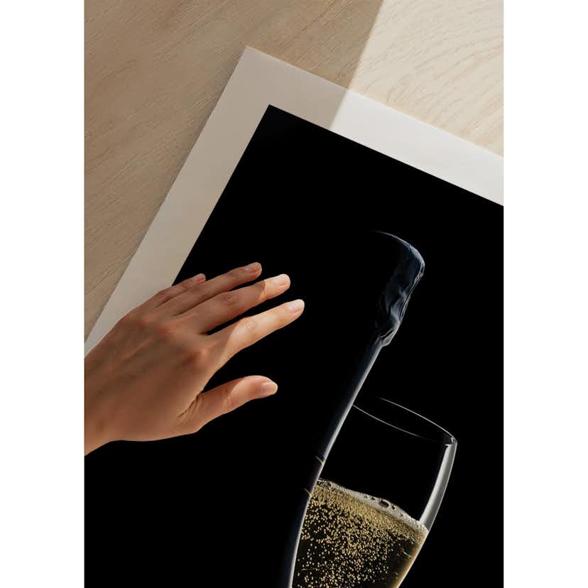 Poster Gallerix Champagne And Bottle
