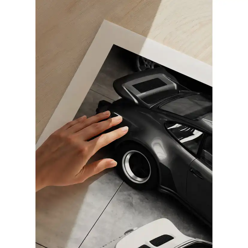 Poster Gallerix Porsche Vintage B&W