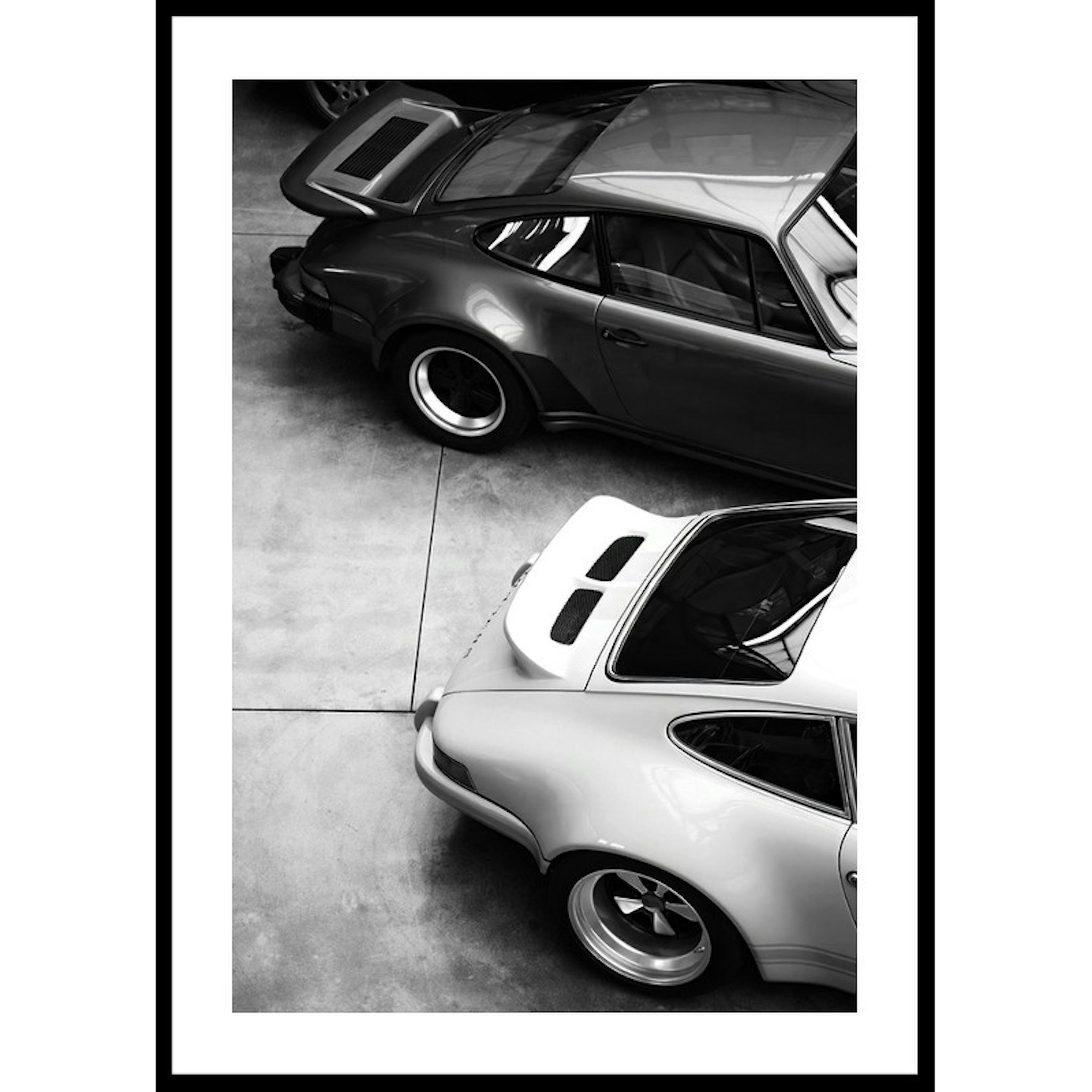 Poster Gallerix Porsche Vintage B&W