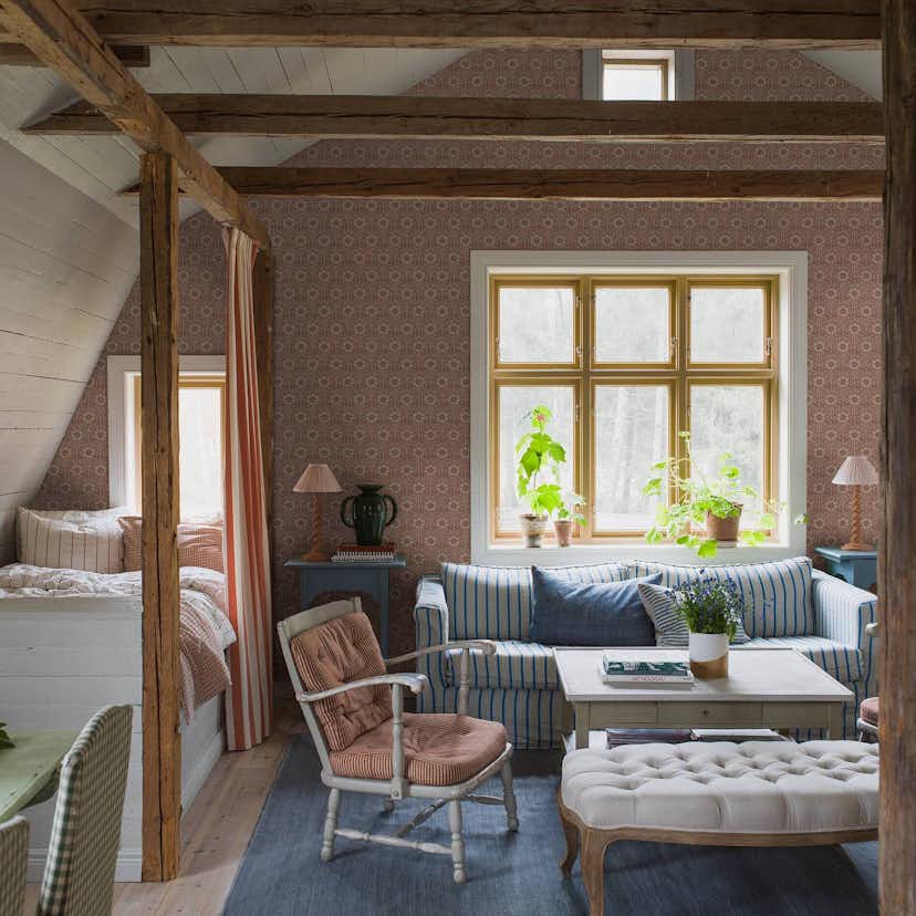 Tapet Boråstapeter Nyponros 5812