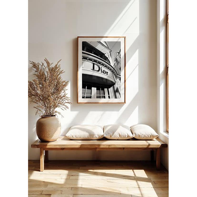 Poster Gallerix Dior Store B&W