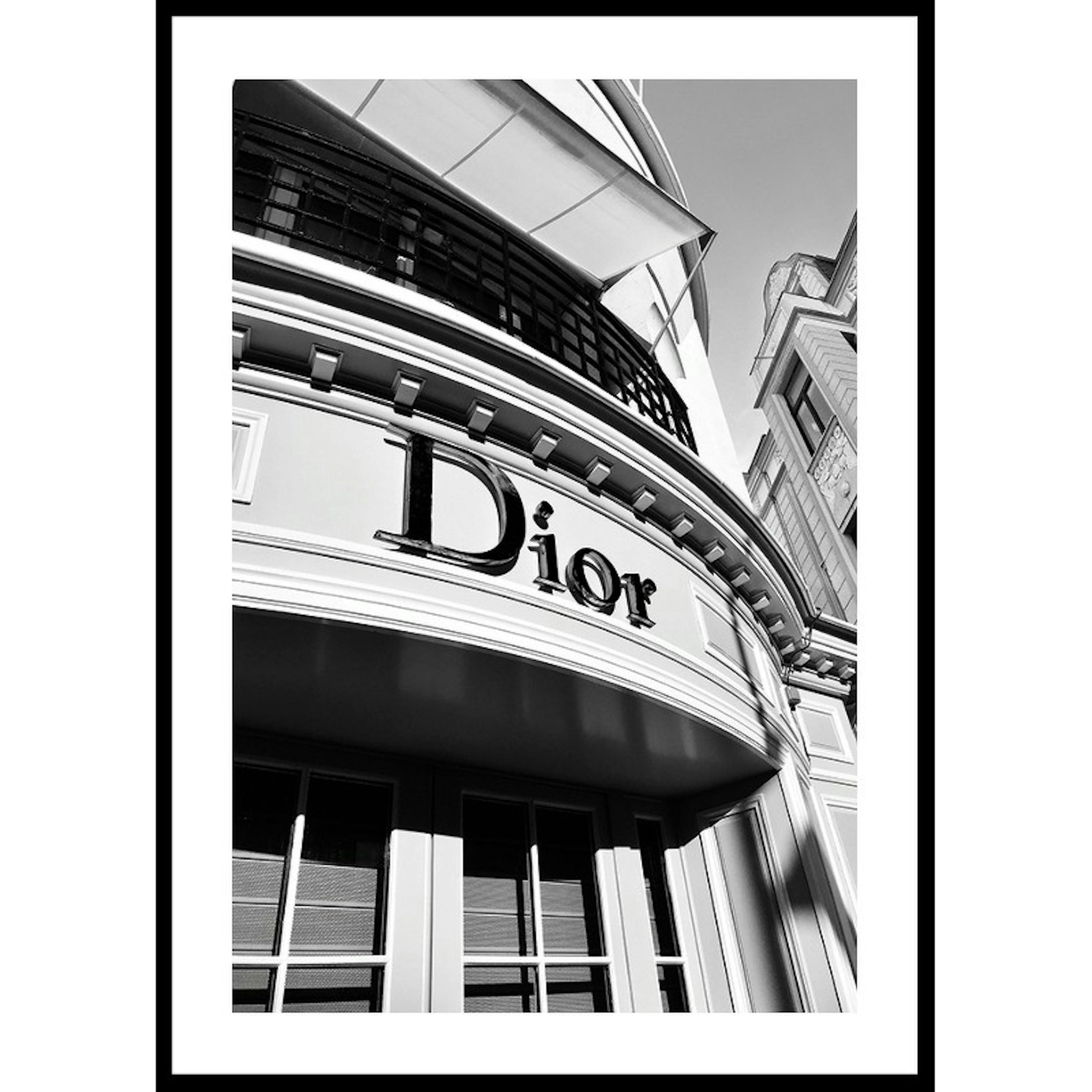 Poster Gallerix Dior Store B&W
