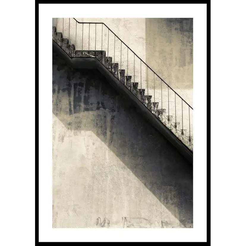 Poster Gallerix Concrete Stairs And Wall