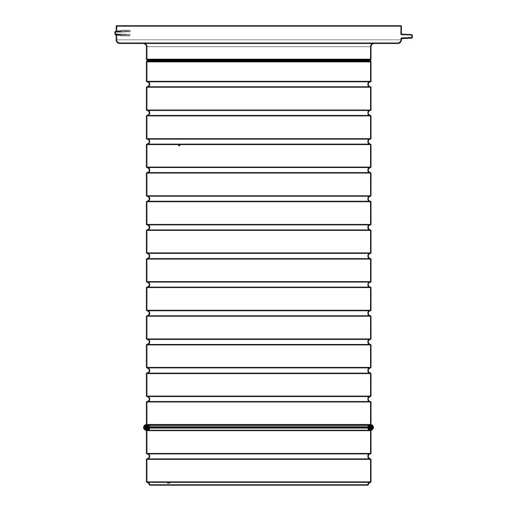 Förlängningsenhet Flygt Compit 901H. H:1400 mm
