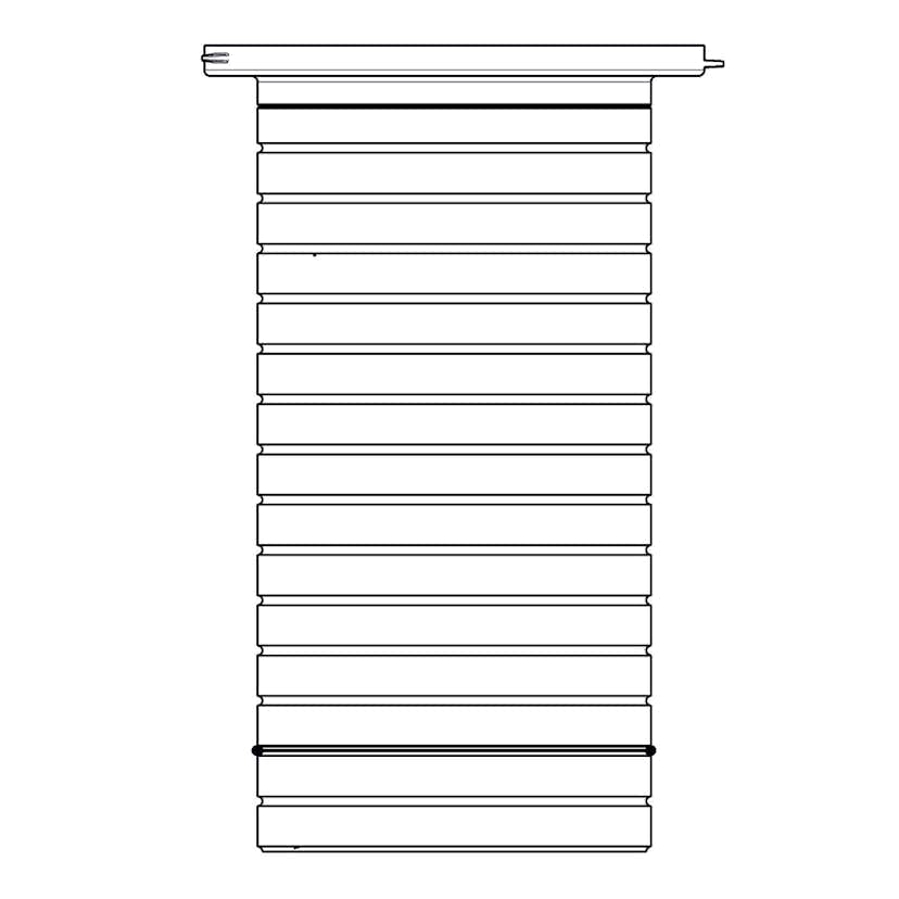 Förlängningsenhet Flygt Compit 901H. H:1400 mm