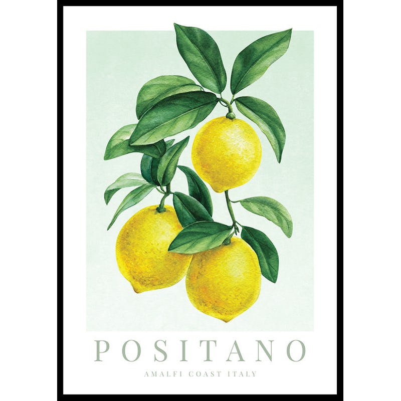 Poster Gallerix Positano Amalfi Lemons