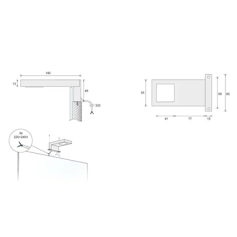 Spegelbelysning Vedum Skyarp