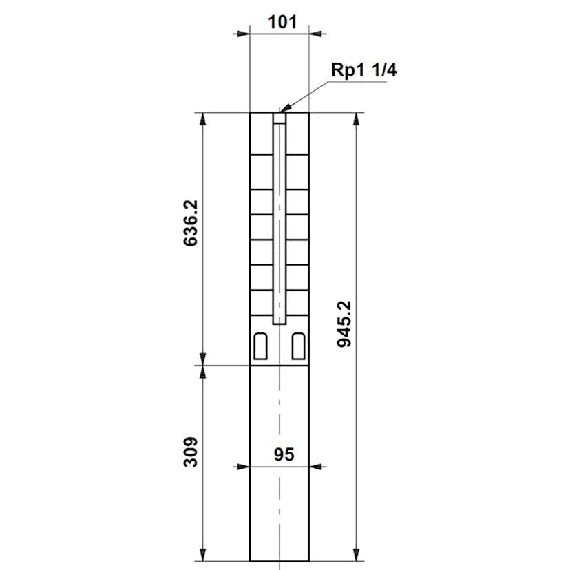 Djupbrunnspump Grundfos SP 2A-23