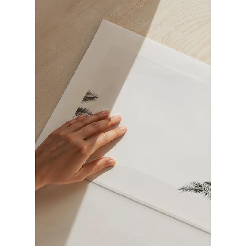 Poster Gallerix Brown Door White Wall