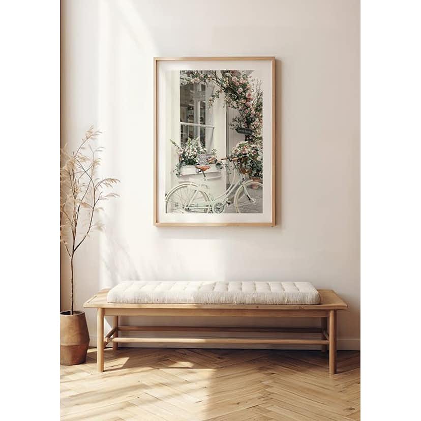 Poster Gallerix Bicycle And Flowers