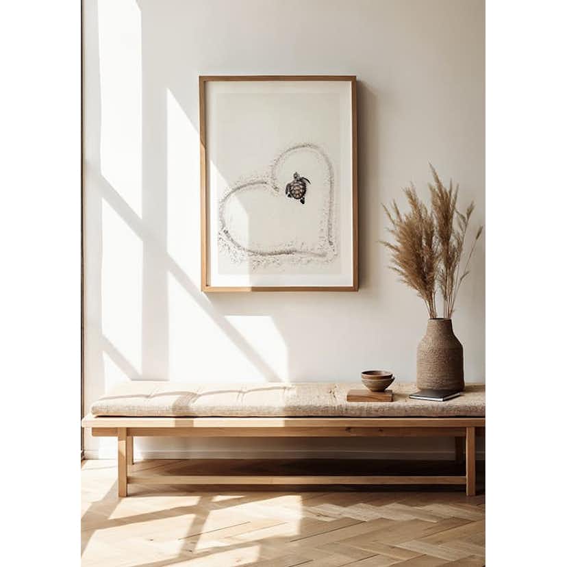 Poster Gallerix Baby Turtle On Beach